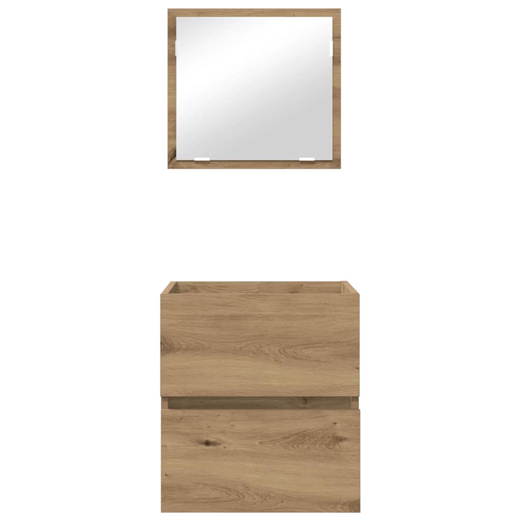 Badezimmerschrank Artisan-Eiche 41 x 38,5 x 45 cm Holzwerkstoff