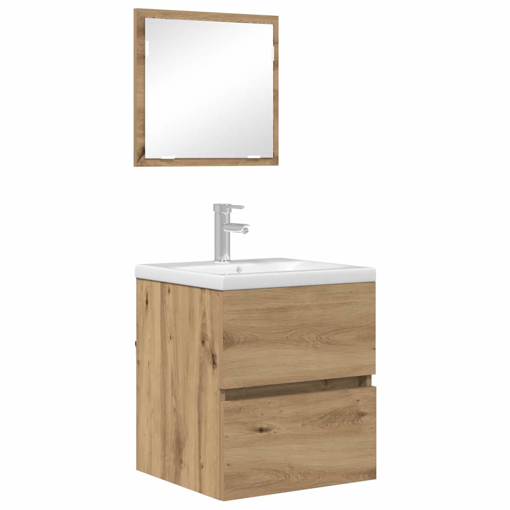 Badezimmerschrank Artisan-Eiche 41 x 38,5 x 45 cm Holzwerkstoff