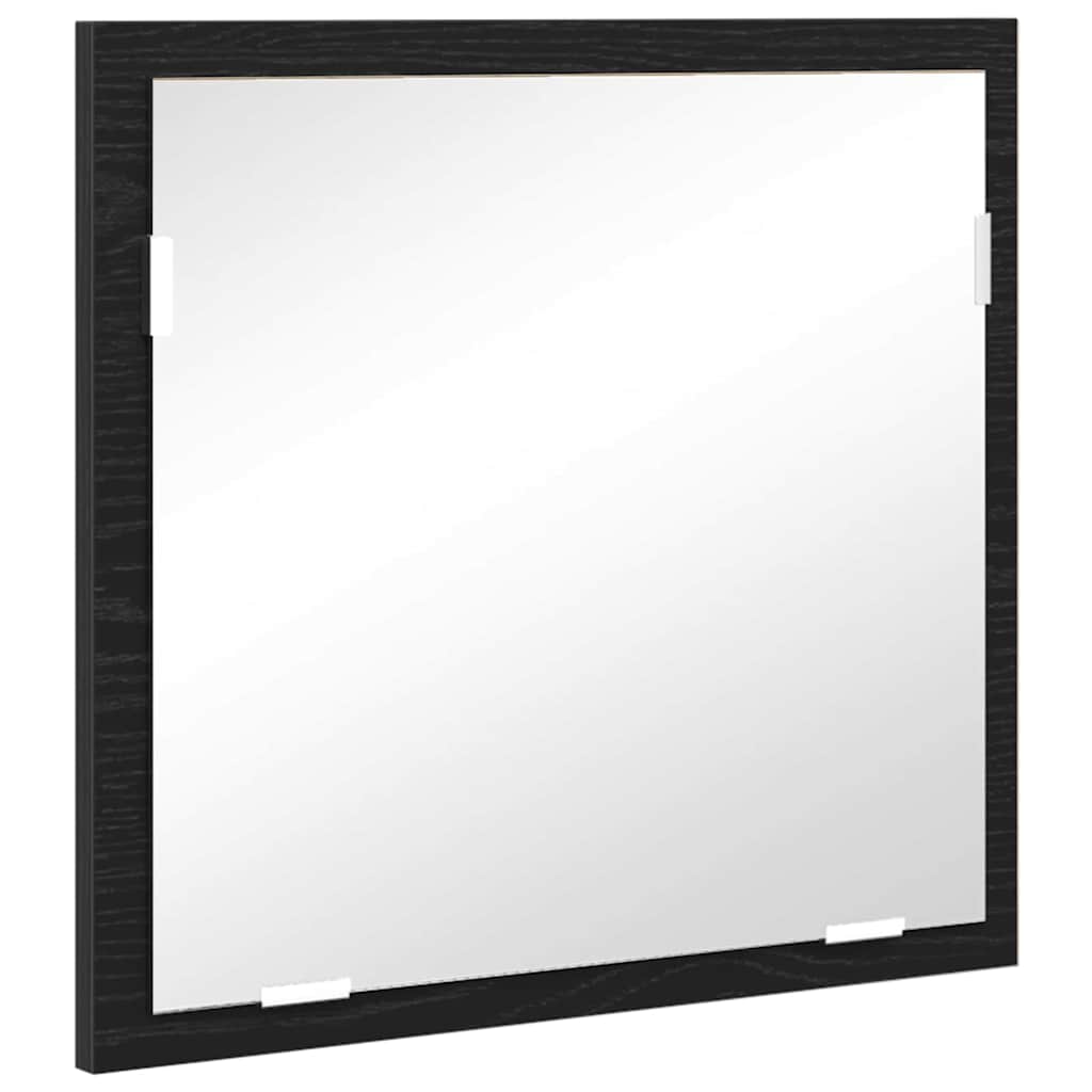 Badezimmerschrank Schwarz Eichen-Optik 41 x 38,5 x 45 cm