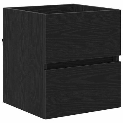 Badezimmerschrank Schwarz Eichen-Optik 41 x 38,5 x 45 cm