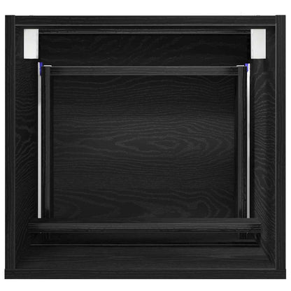 Badezimmerschrank Schwarz Eichen-Optik 41 x 38,5 x 45 cm
