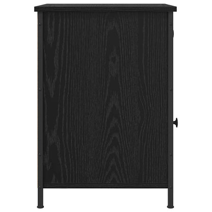 Nachttisch Schwarz Eichen-Optik 40 x 42 x 60 cm Holzwerkstoff