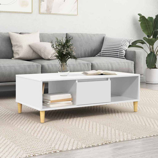 Couchtisch Weiß 102 x 55 x 35 cm