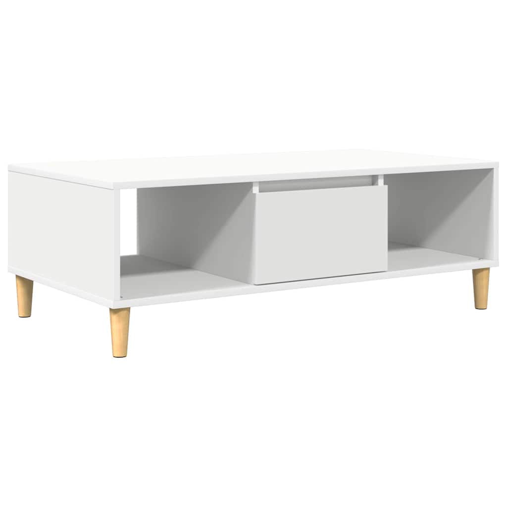 Couchtisch Weiß 102 x 55 x 35 cm Holzwerkstoff