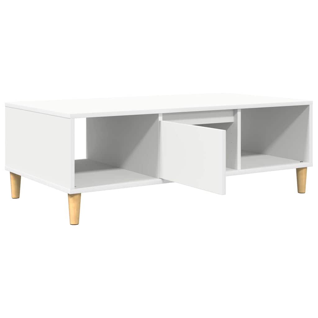 Couchtisch Weiß 102 x 55 x 35 cm Holzwerkstoff