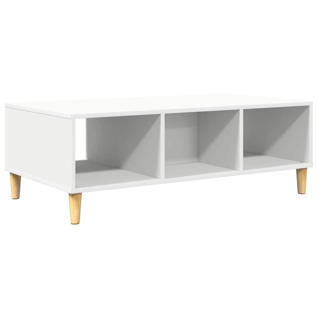 Couchtisch Weiß 102 x 55 x 35 cm Holzwerkstoff