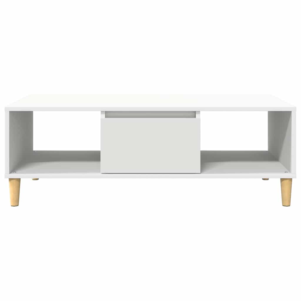 Couchtisch Weiß 102 x 55 x 35 cm Holzwerkstoff