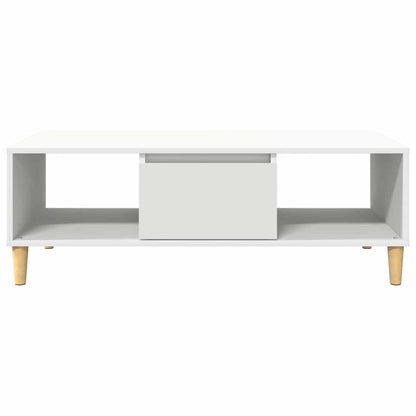 Couchtisch Weiß 102 x 55 x 35 cm Holzwerkstoff