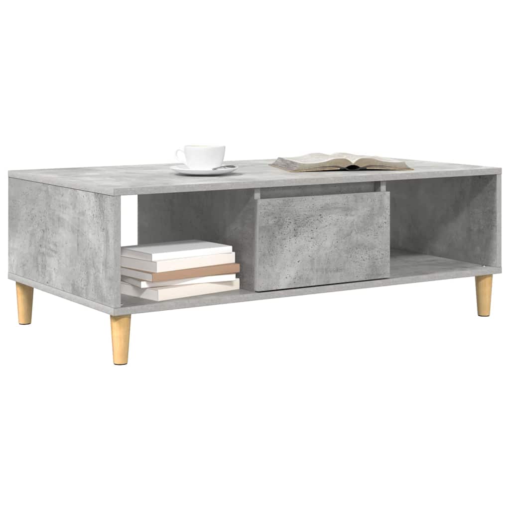 Couchtisch Betongrau 103,5 x 60 x 35 cm Holzwerkstoff