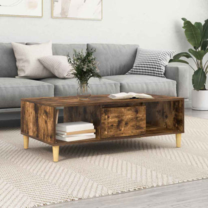 Couchtisch Räuchereiche 102 x 55 x 35 cm Holzwerkstoff