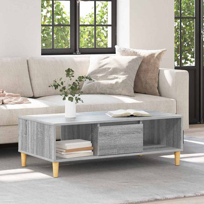 Couchtisch Sonoma-Grau 102 x 55 x 35 cm Holzwerkstoff