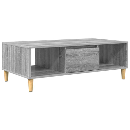 Couchtisch Sonoma-Grau 102 x 55 x 35 cm Holzwerkstoff