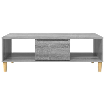 Couchtisch Sonoma-Grau 102 x 55 x 35 cm Holzwerkstoff