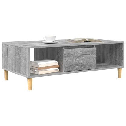 Couchtisch Sonoma-Grau 102 x 55 x 35 cm Holzwerkstoff