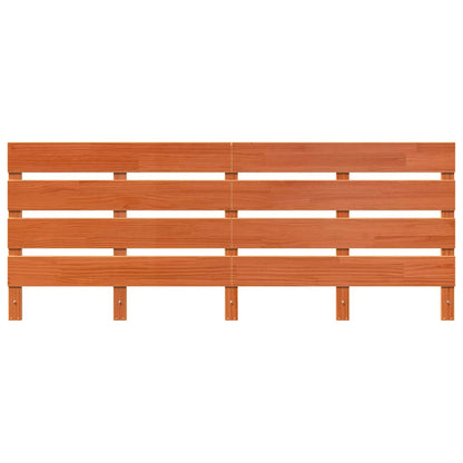 Kopfteil Wachsbraun 200,5 x 3 x 80 cm Massives Kiefernholz