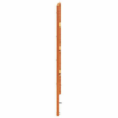 Kopfteil Wachsbraun 200,5 x 3 x 80 cm Massives Kiefernholz
