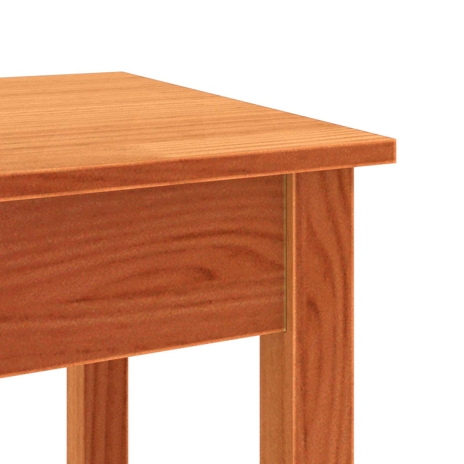 Konsolentisch Wachsbraun 110 x 40 x 75 cm Massives Kiefernholz