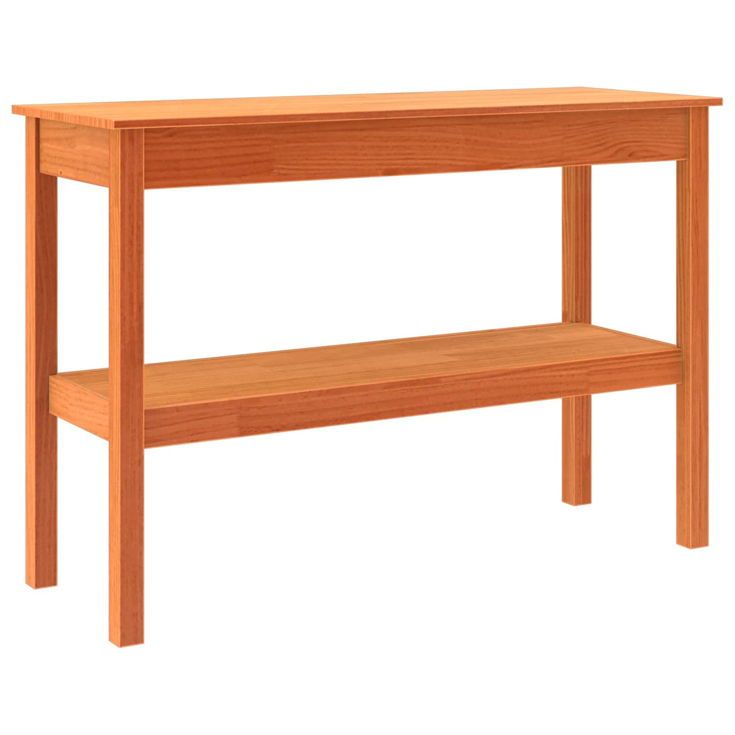 Konsolentisch Wachsbraun 110 x 40 x 75 cm Massives Kiefernholz