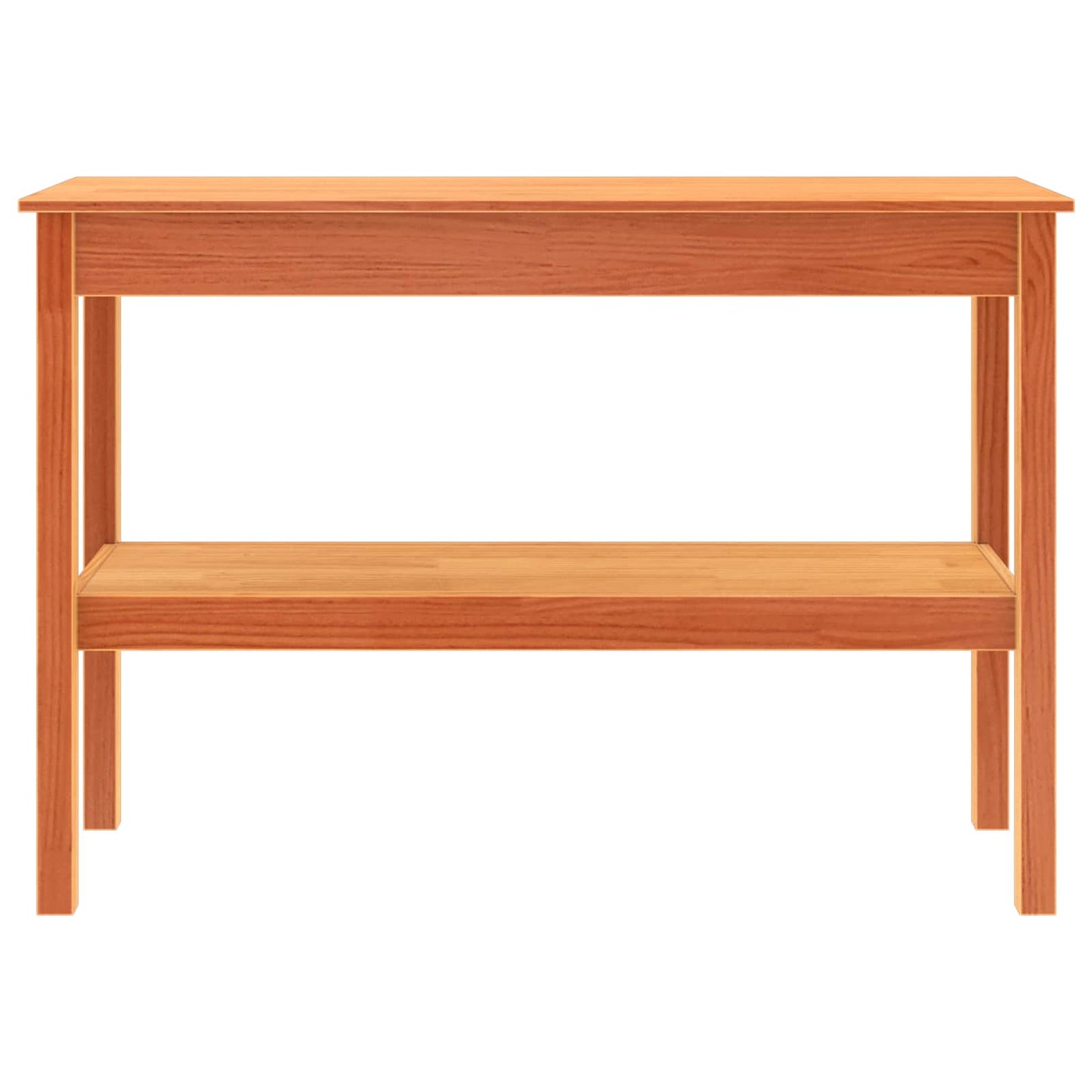 Konsolentisch Wachsbraun 110 x 40 x 75 cm Massives Kiefernholz