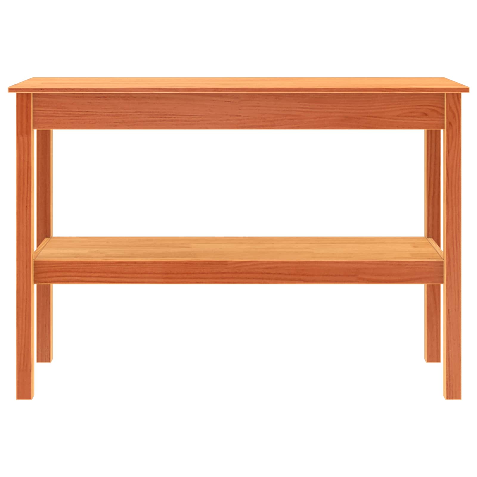 Konsolentisch Wachsbraun 110 x 40 x 75 cm Massives Kiefernholz
