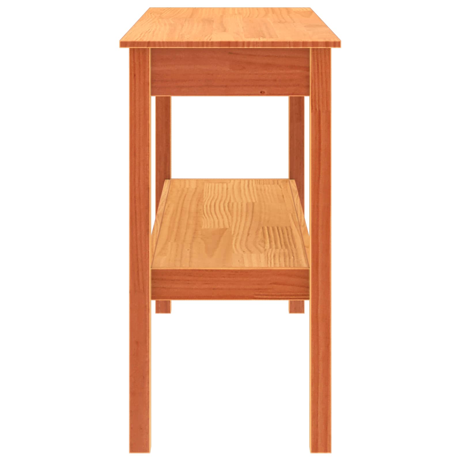 Konsolentisch Wachsbraun 110 x 40 x 75 cm Massives Kiefernholz