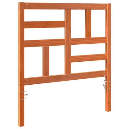 Bettkopfteil Wachsbraun 80,5 x 4 x 104 cm Massives Kiefernholz