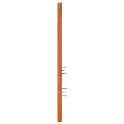Bettkopfteil Wachsbraun 80,5 x 4 x 104 cm Massives Kiefernholz