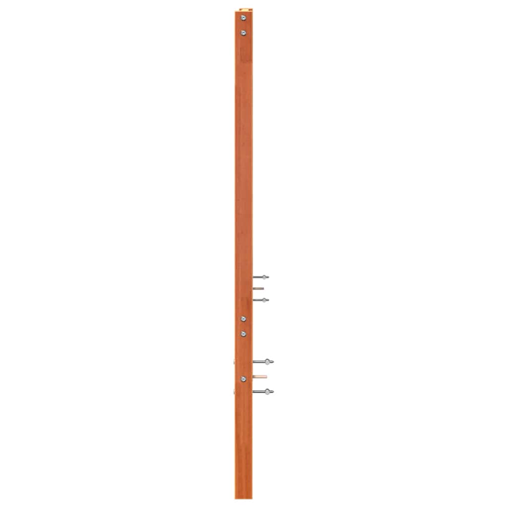 Bett Kopfteil Wachsbraun 105.5 x 4 x 104 cm Massivholz Kiefer