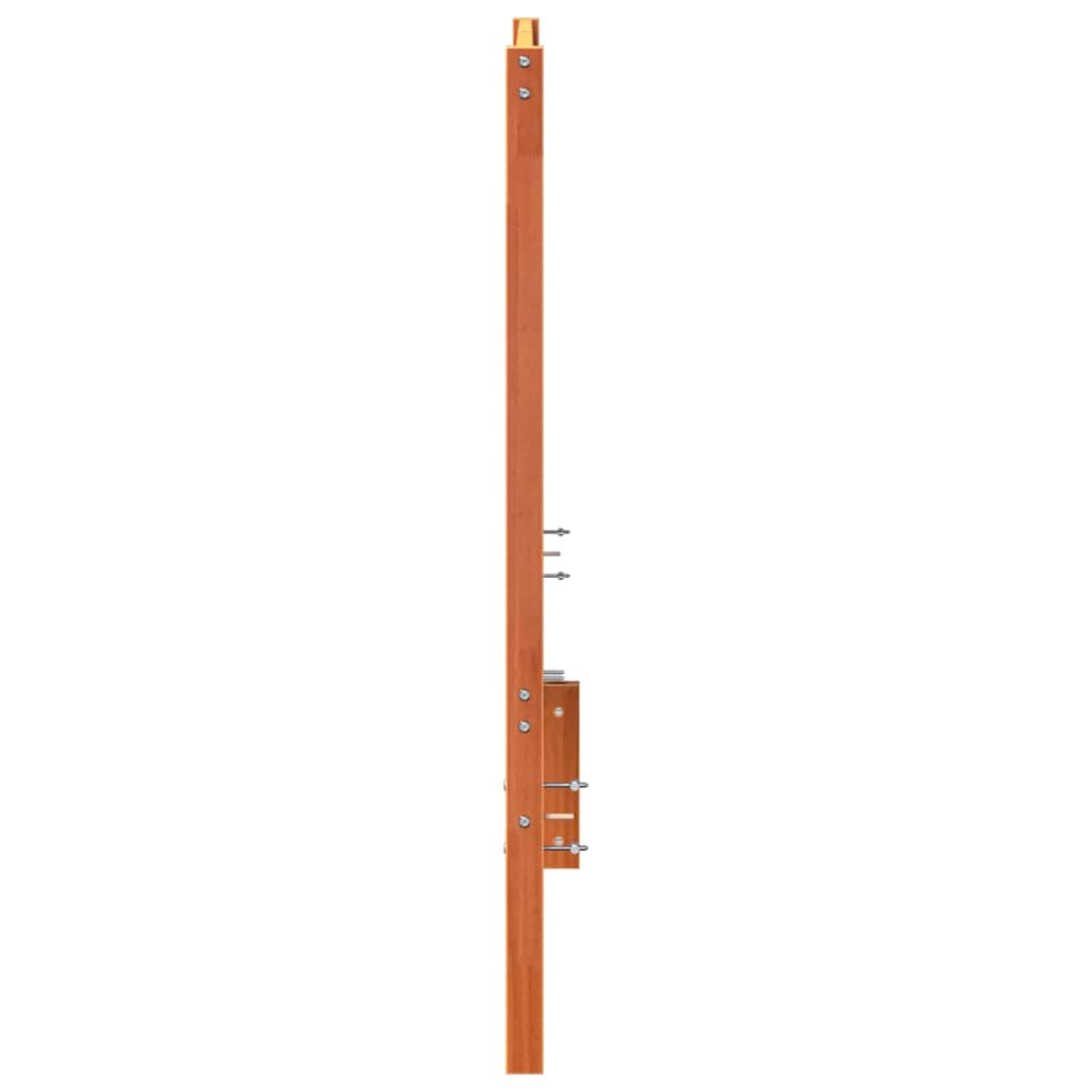 Bett Kopfteil Wachsbraun 145.5 x 4 x 104 cm Massivholz Kiefer
