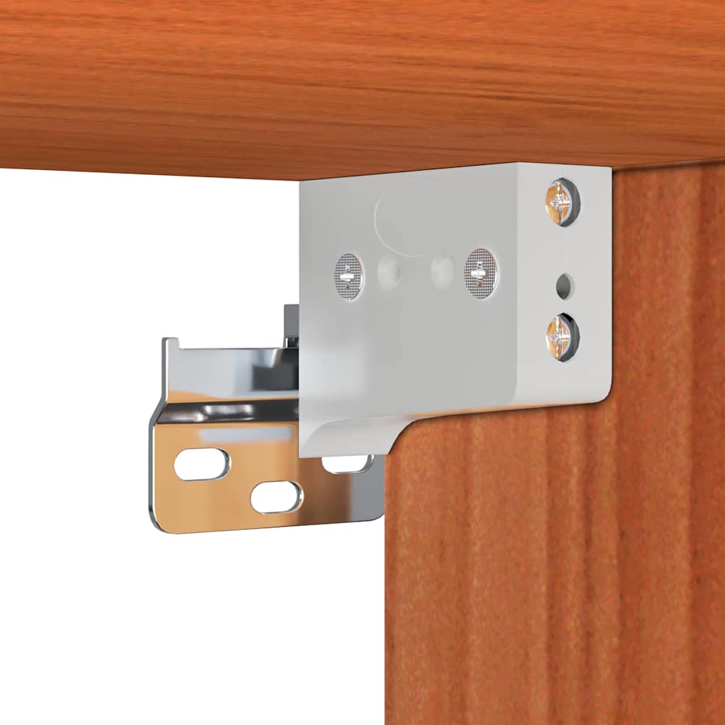Wandschränke mit Regal 2 pcs Wachsbraun 100 x 30 x 35 cm