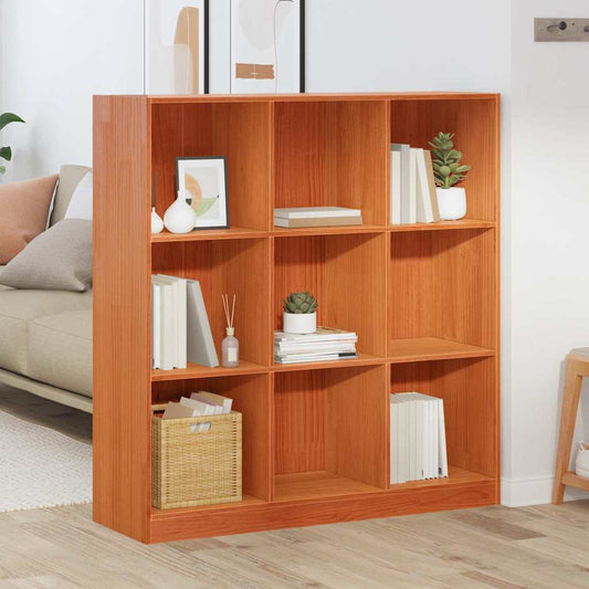 Bücherregal / Raumteiler Wachsbraun 104 x 33 x 110 cm