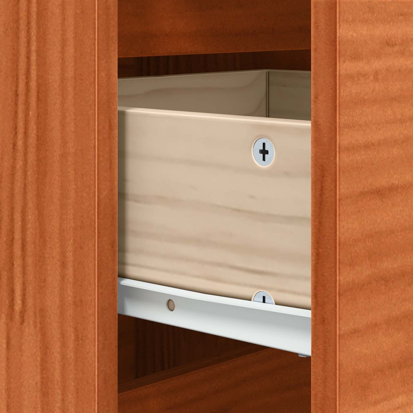 Sideboard mit Schubladen Braun Eichen-Optik 111 x 34 x 75 cm