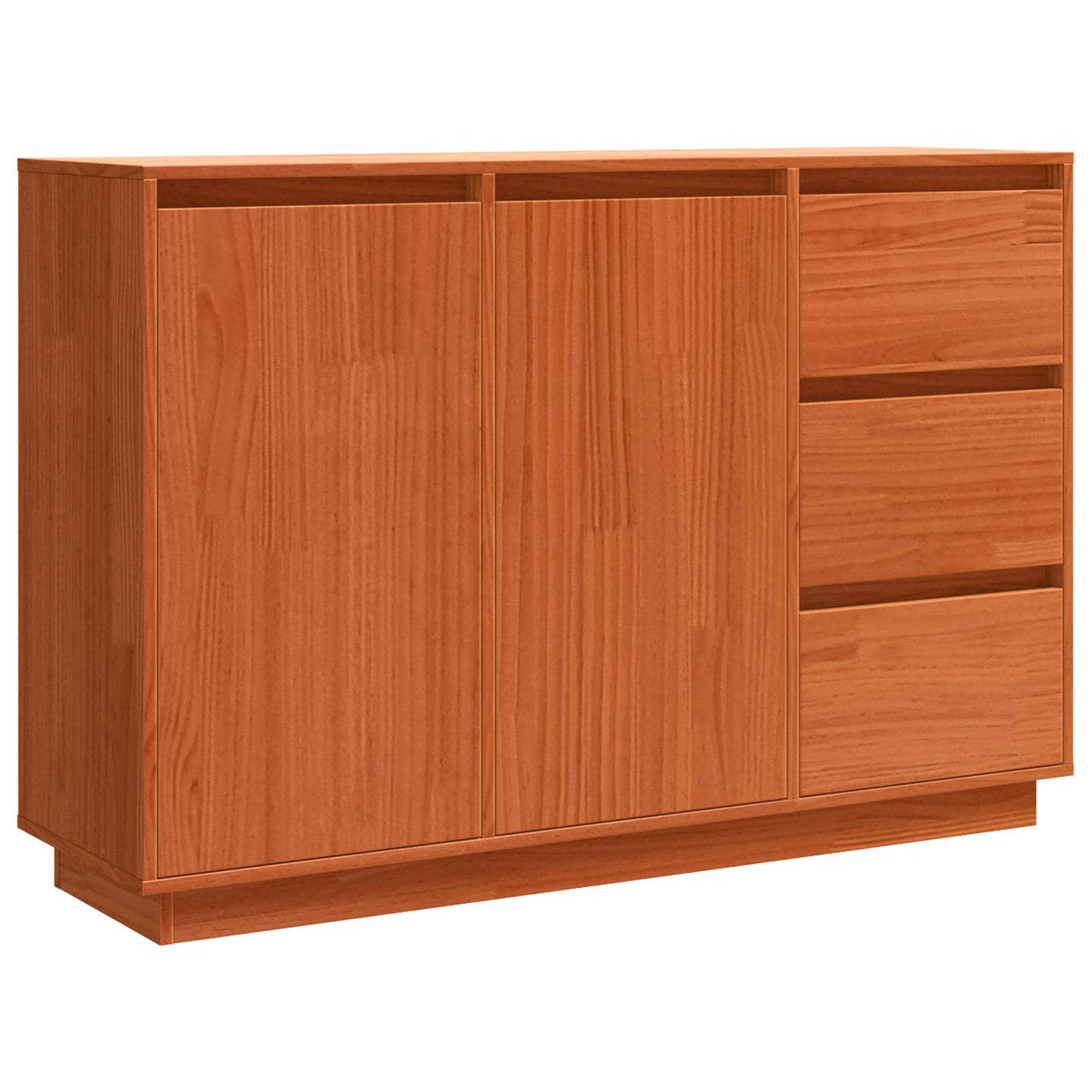 Sideboard mit Schubladen Braun Eichen-Optik 111 x 34 x 75 cm