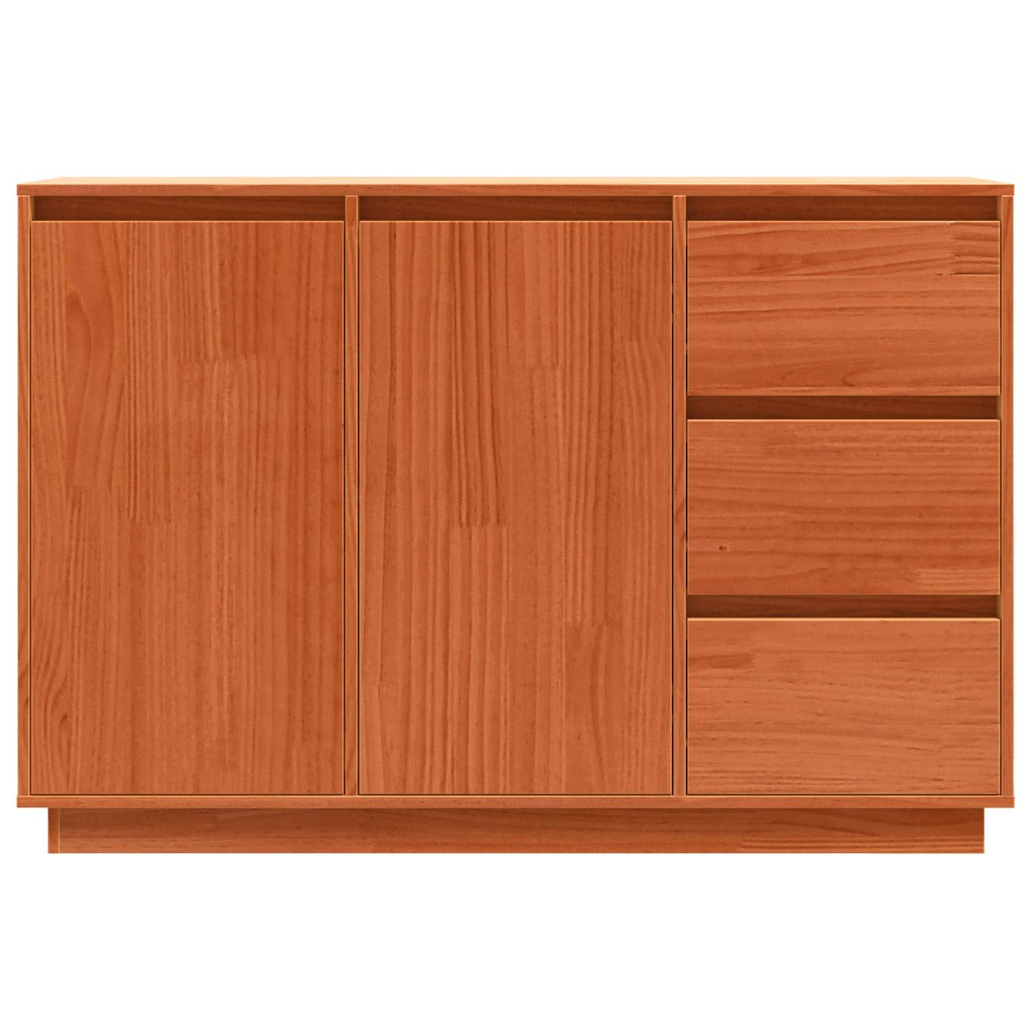 Sideboard mit Schubladen Braun Eichen-Optik 111 x 34 x 75 cm