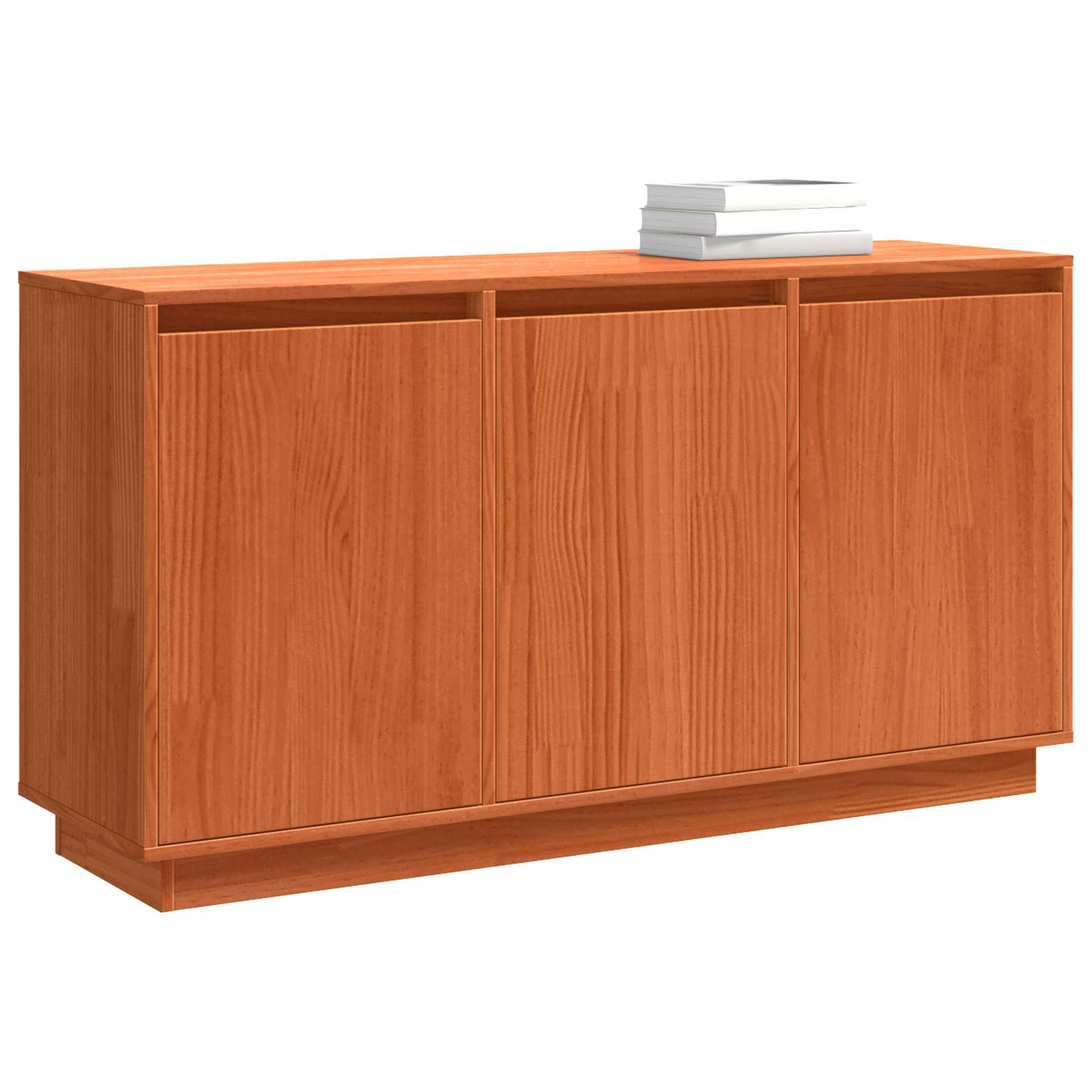 Sideboard Braun Eichen-Optik 111 x 34 x 60 cm