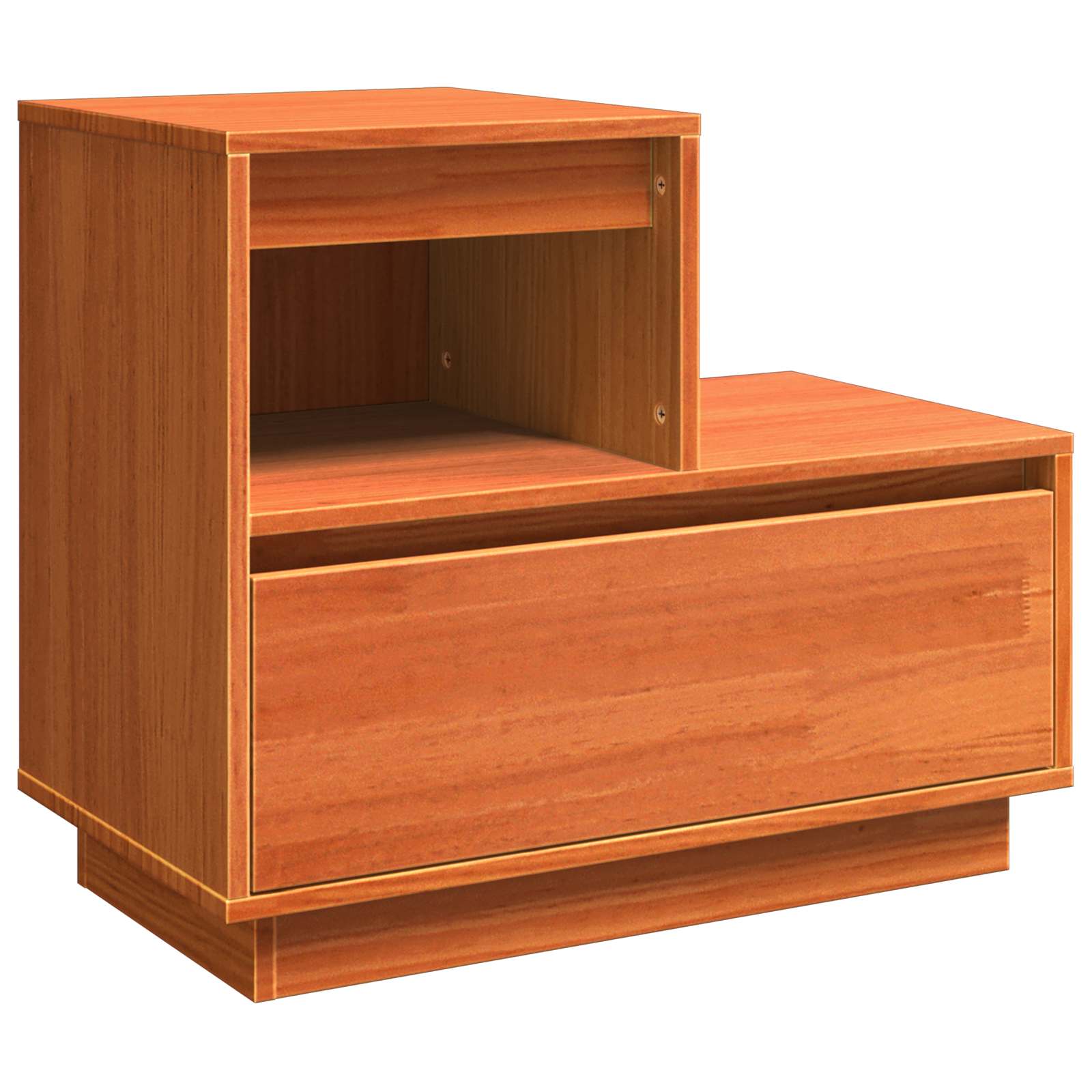 Nachttisch Wachsbraun 60 x 34 x 51 cm Holzwerkstoff