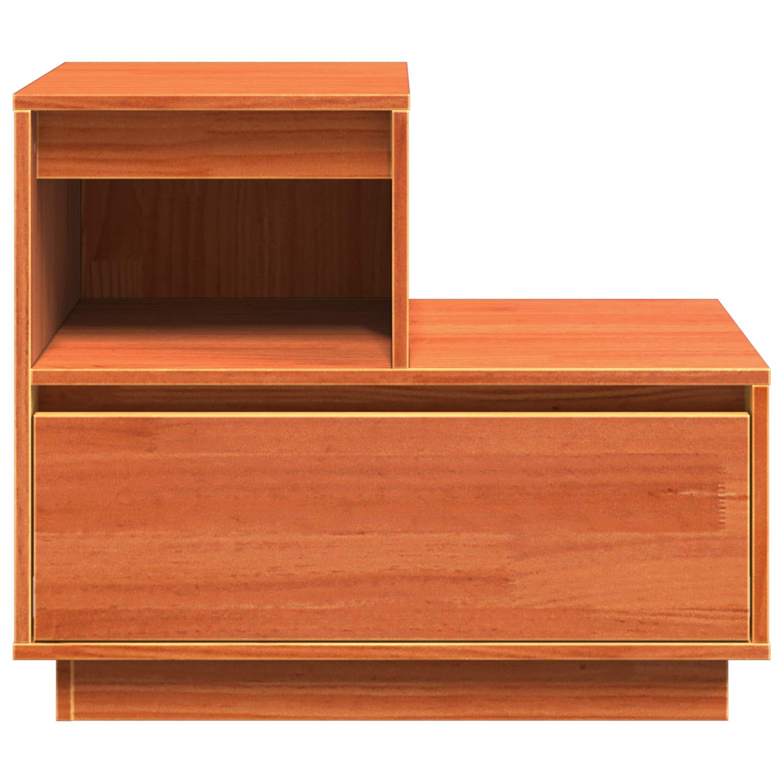 Nachttisch Wachsbraun 60 x 34 x 51 cm Holzwerkstoff