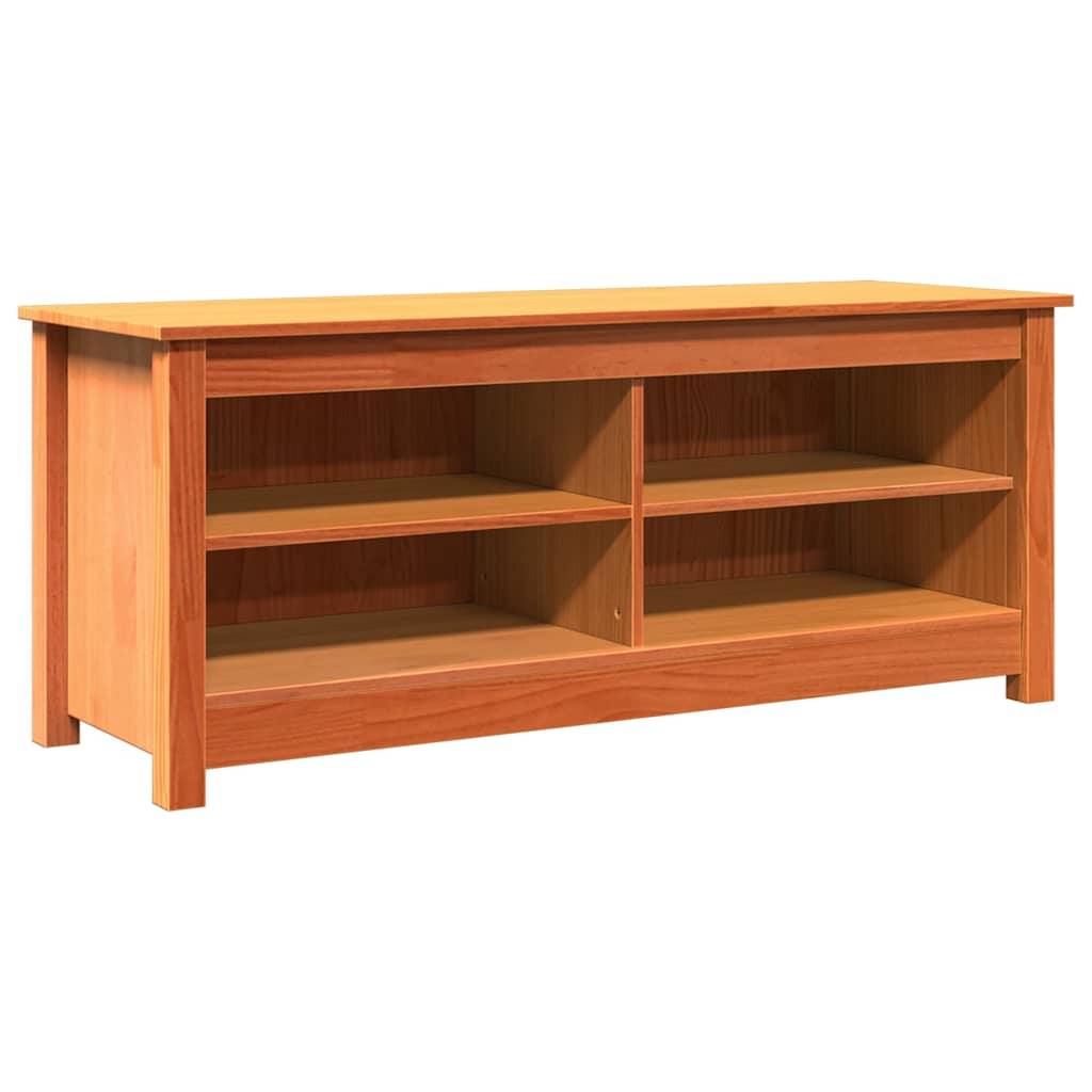 Sitzbank mit Stauraum 110 x 38 x 45,5 cm Massives Kiefernholz