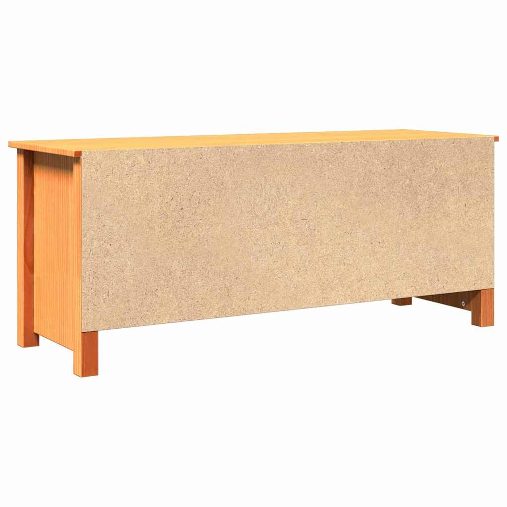 Sitzbank mit Stauraum 110 x 38 x 45,5 cm Massives Kiefernholz