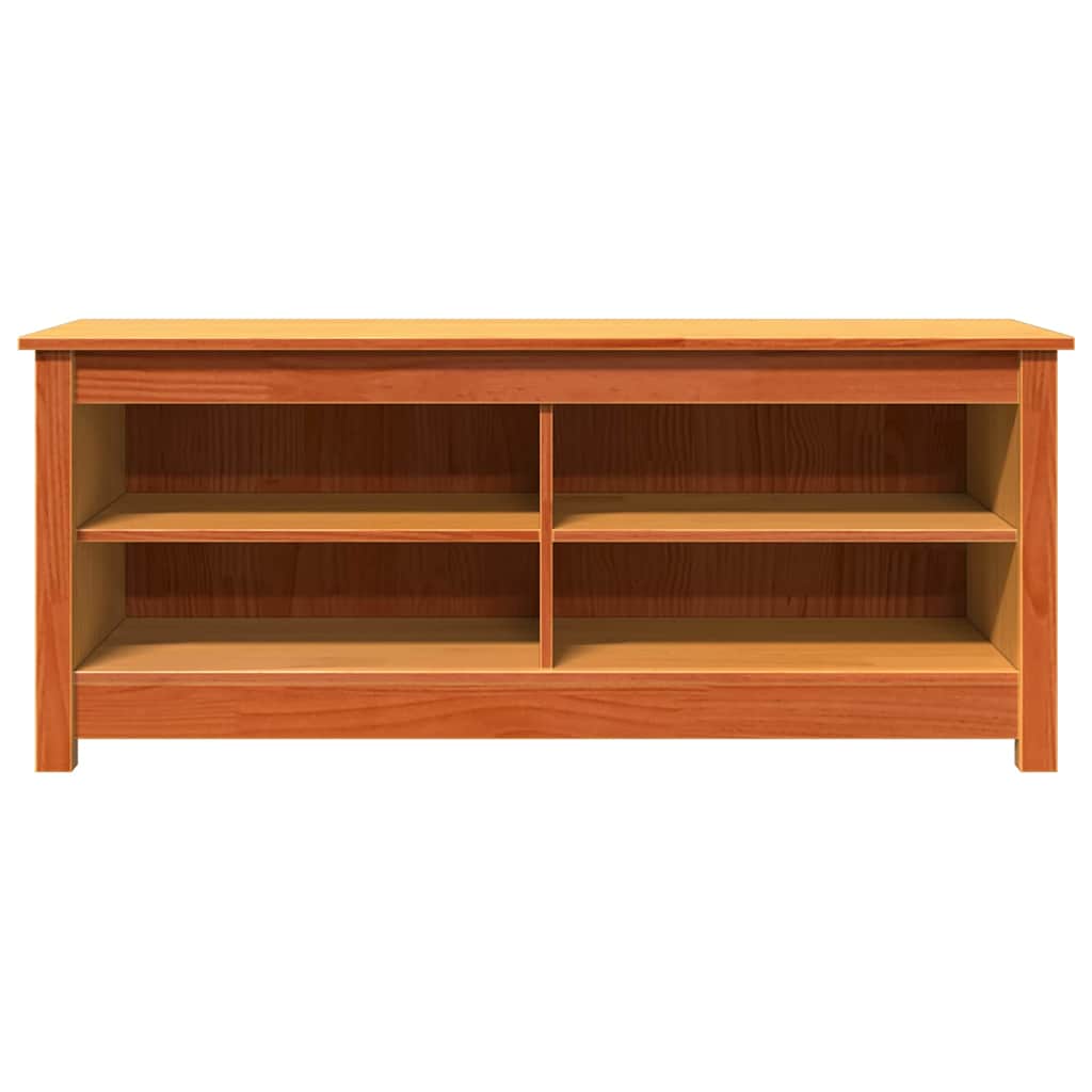 Sitzbank mit Stauraum 110 x 38 x 45,5 cm Massives Kiefernholz