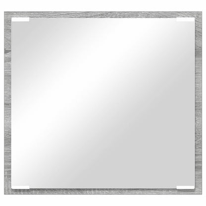 LED-Badezimmerspiegel Graues Sonoma 40 x 37 x 8.5 cm