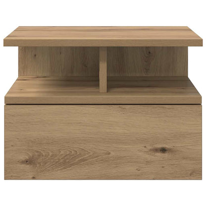 Schwebender Nachttisch Artisan-Eiche 40 x 31 x 28 cm