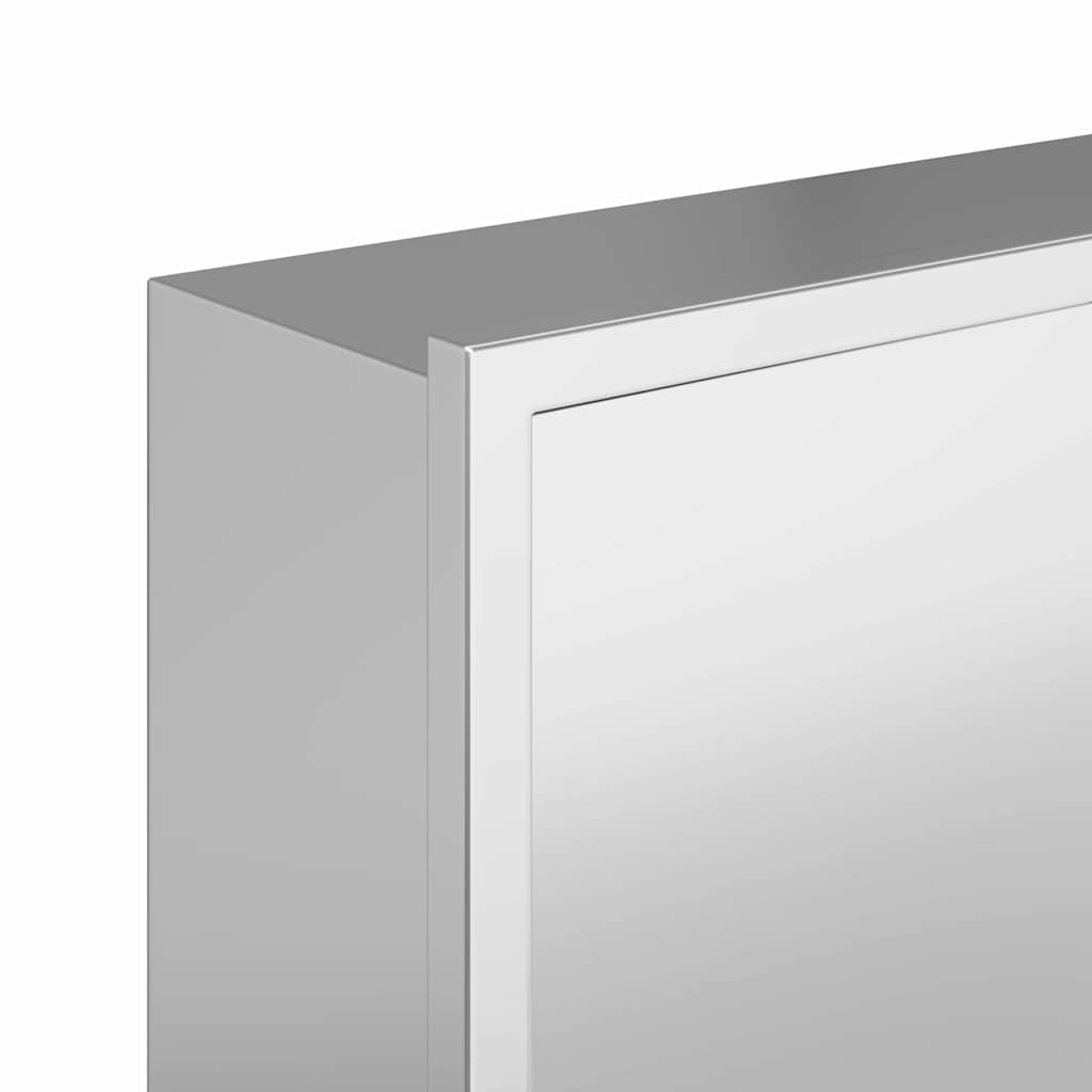 Duschnische Silber 60 x 20 x 9,5 cm Edelstahl