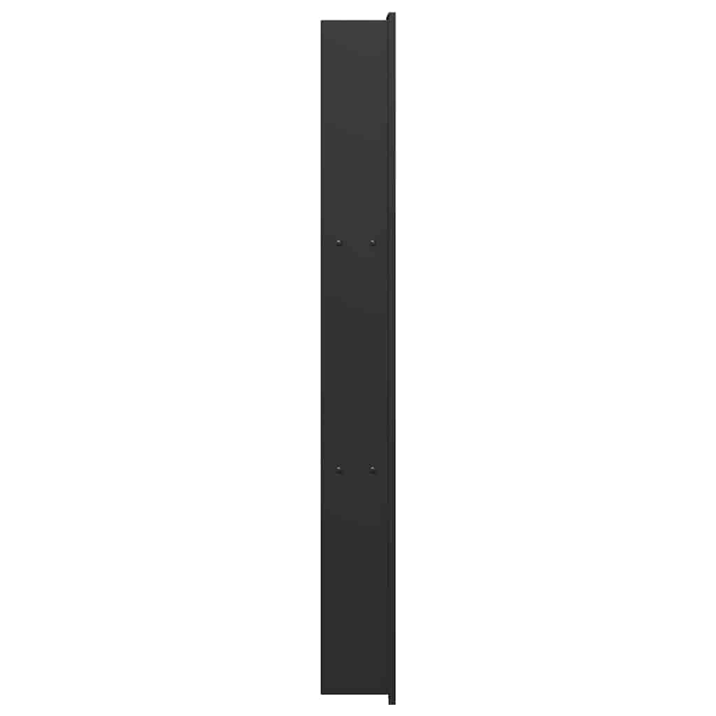 Duschnische Schwarz 90 x 20 x 9,5 cm Edelstahl