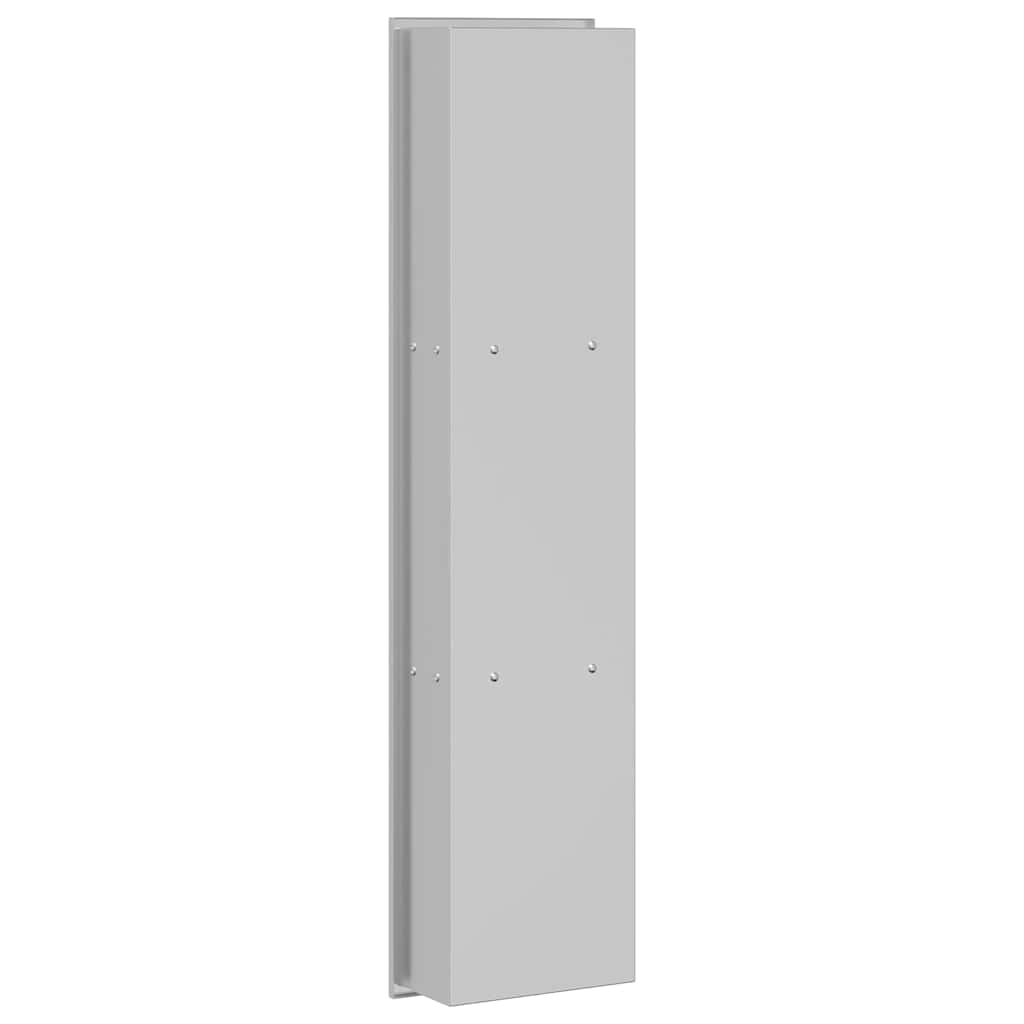 Duschnische Silber 90 x 20 x 9,5 cm Edelstahl