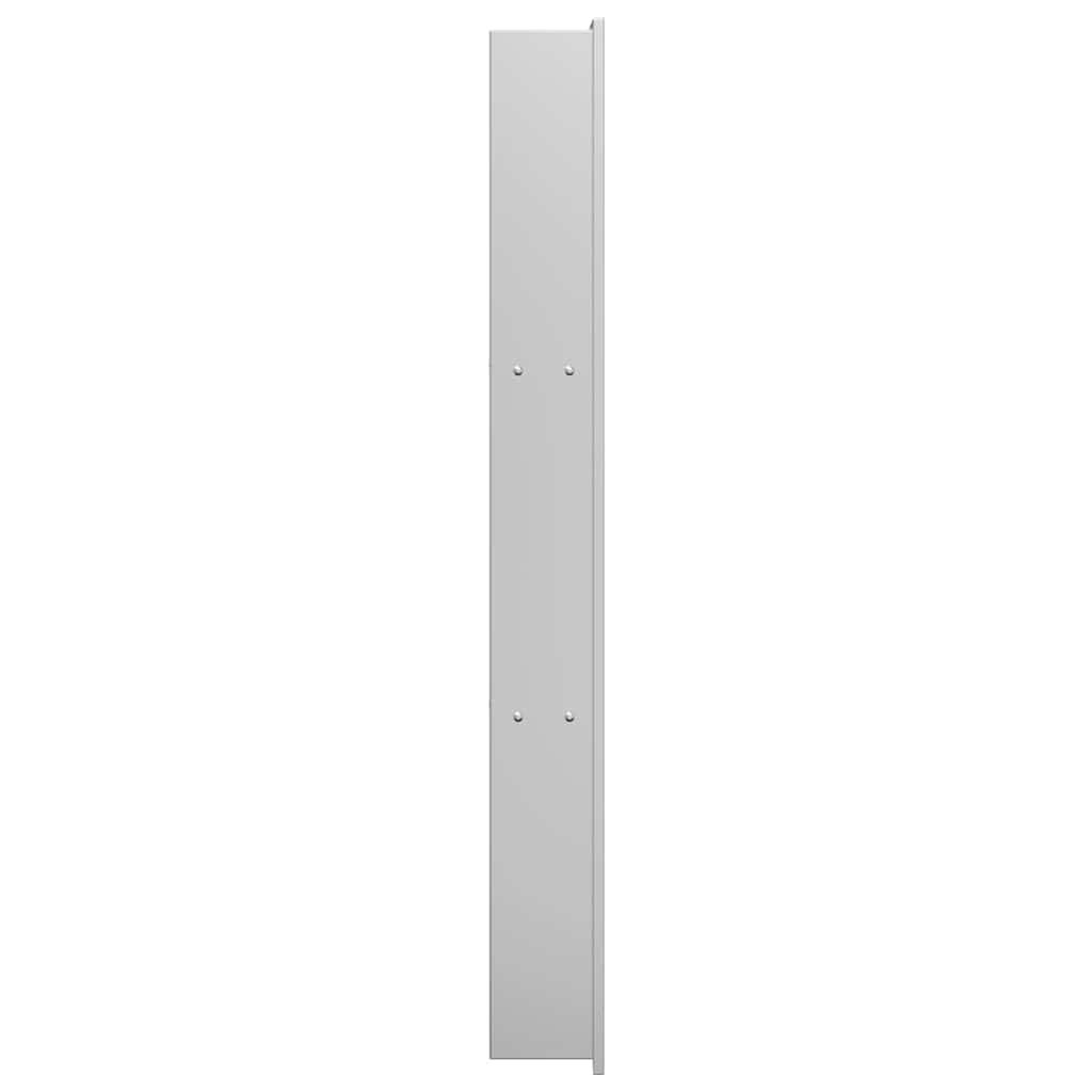 Duschnische Silber 90 x 20 x 9,5 cm Edelstahl