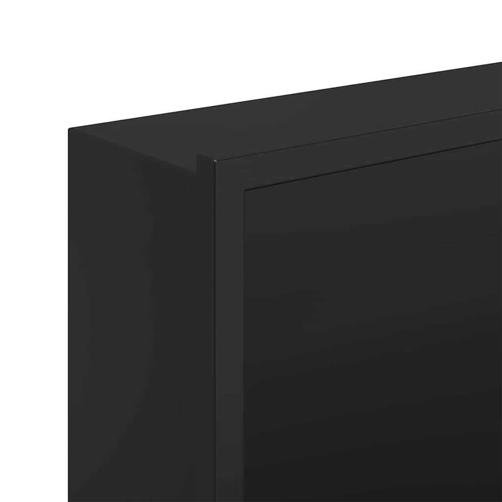 Duschnische Schwarz 45 x 30 x 9,5 cm Edelstahl
