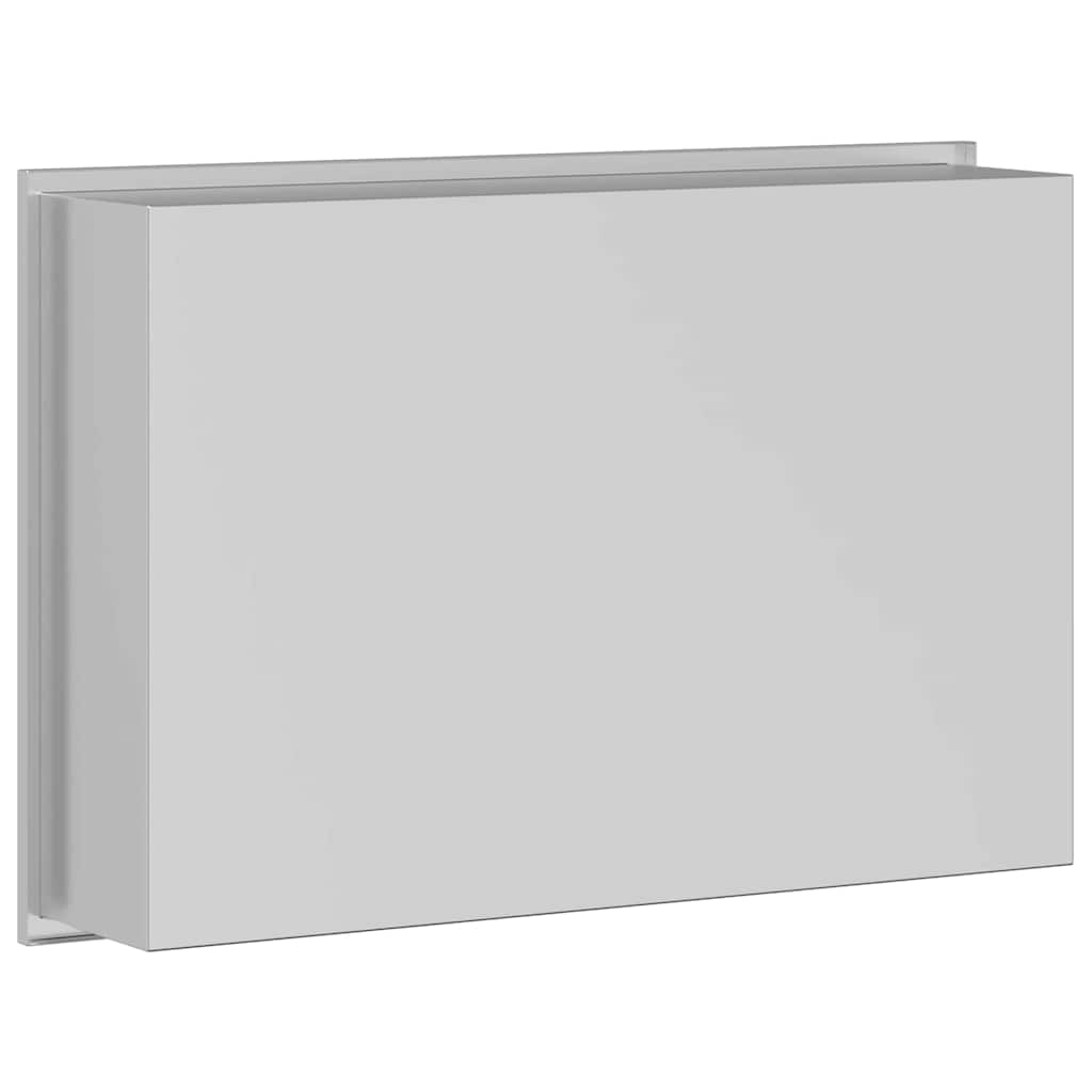Duschnische Silber 45 x 30 x 9,5 cm Edelstahl