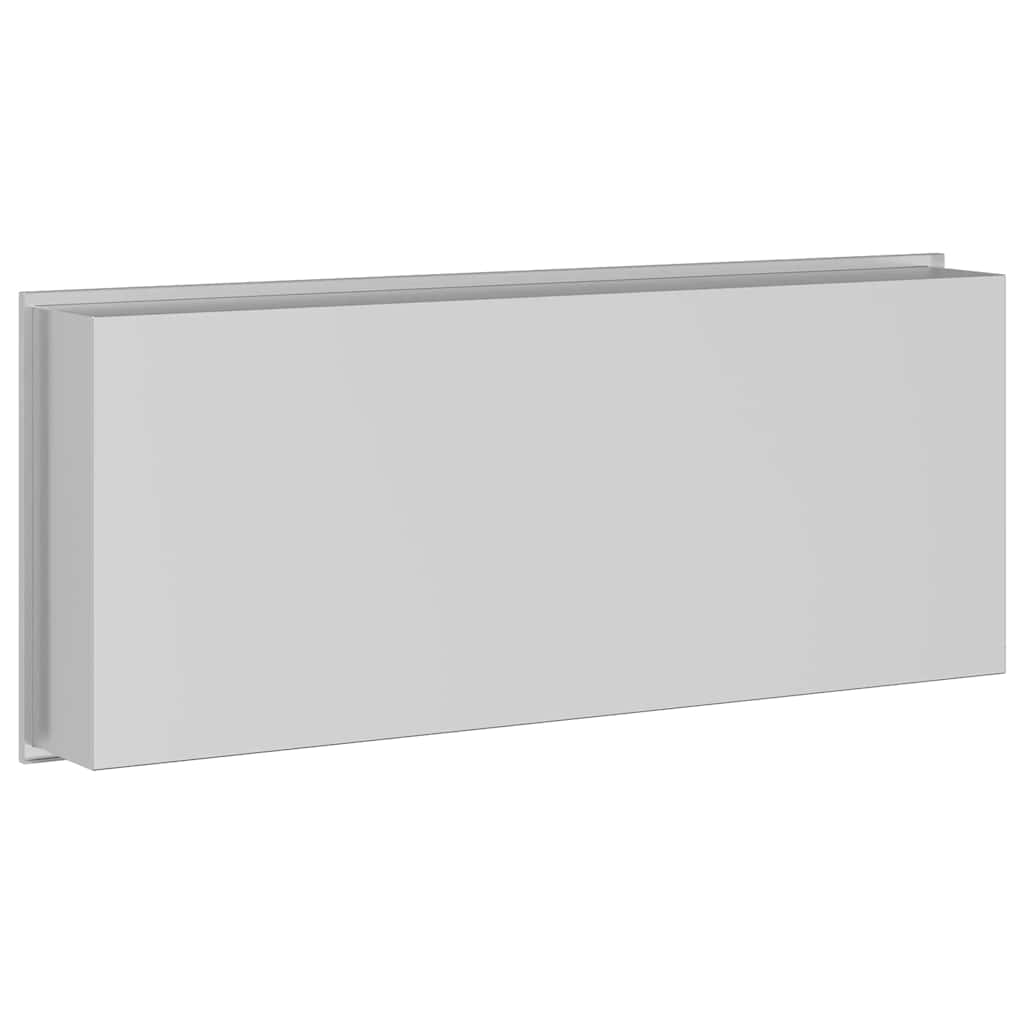 Duschnische Silber 75 x 30 x 9,5 cm Edelstahl