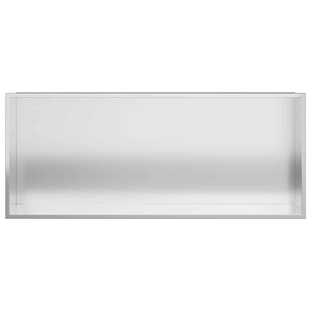 Duschnische Silber 75 x 30 x 9,5 cm Edelstahl